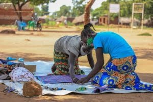 South Sudanese refugees in Uganda