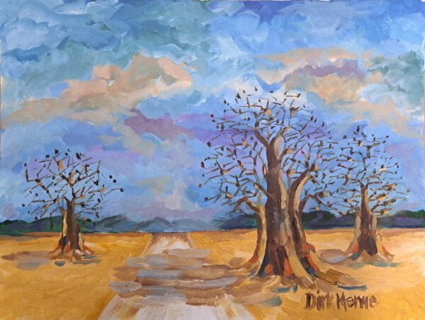 Dirk van der Merwe Painting